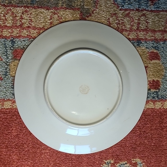 JAPANESE HANDPAINTED LUSTERWARE LANDSCAPE DECORATIVE PLATES SET OF 5 - Picture 3 of 12